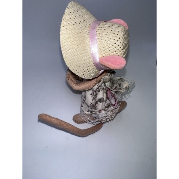 Annalee Dolls 7" Garden Club Mouse 1996 With Basket And Flower - Picture 8 of 10